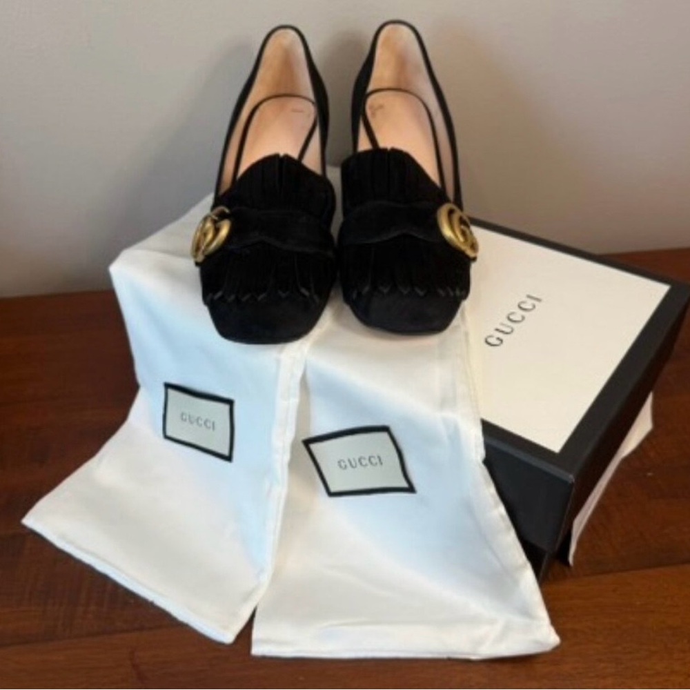 Gucci Marmont fringe pump - Picture 7 of 8